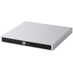 ポータブルＤＶＤドライブ／ＵＳＢ　Ｔｙｐｅ－Ｃ／Ｍａｃ向け／シルバー　ＬＤＲ－ＰＷＡ８ＣＵ３ＭＳＶ　■２営業日内届