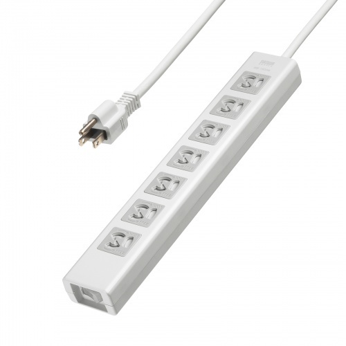 抜け止めシャッタータップ（３Ｐ・７個口・５ｍ）　ＴＡＰ－Ｆ３７ＳＨ－５Ｚ　■お取り寄せ品