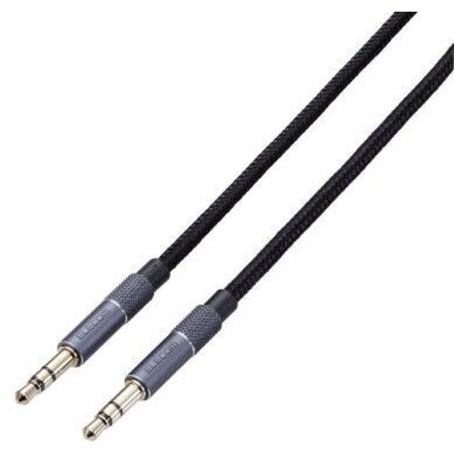 ＡＵＸケーブル／&phi;３．５－&phi;３．５／アルミコネクタ／０．５ｍ／ブラック　ＡＸ－３５ＭＡ０５ＢＫ　■お取り寄せ品