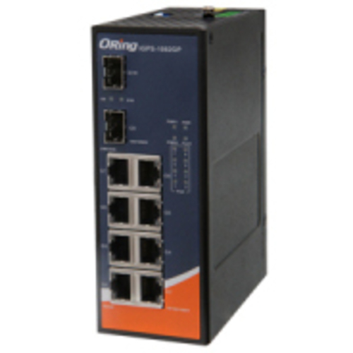 産業用非管理型８＋２ポートイーサネットスイッチ　ＩＧＰＳ－１０８２ＧＰ－２４Ｖ　■お取り寄せ品