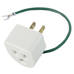 ＯＡアダプタ　３Ｐ&rarr;２Ｐノイズ対策雷ガード付