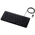 キーボード／有線／静音／ミニサイズ／メンブレン式／ブラック　ＴＫ－ＱＴ１１ＭＵＭＢＫ　■お取り寄せ品