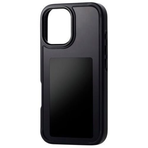 ｉＰｈｏｎｅ　１６／背面ディスプレイケース／着せ替え／耐衝撃／ブラック　ＰＭ－Ａ２４ＡＥＩＮＫ０１ＢＫ　■お取り寄せ品