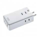モバイルタップ（ＡＣ&times;３個口＋Ｔｙｐｅ－Ｃ&times;２・ＵＳＢ－Ａ&times;１・ＰＤ３３Ｗ・ホワイト）　■お取り寄せ品