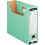 ファイルボックス　Ｔタイプスリム　Ａ４横　緑　５個