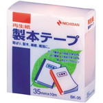 再生紙製本テープ３５ｍｍ×１０ｍパステルＰ×５