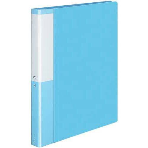 クリヤーＢポジティ替紙式薄青Ａ４縦背幅３３ｍｍ５冊