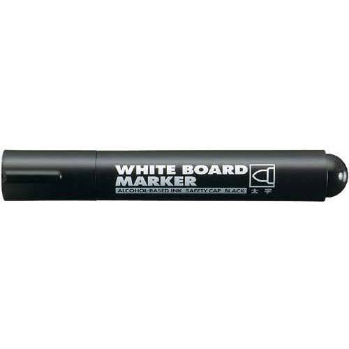 ホワイトボード用マーカー　太字丸芯　黒１０本