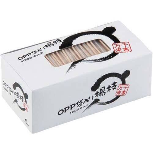 ＯＰＰ袋入楊枝　箱入り　１０００本入&times;１０