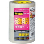 スコッチ（Ｒ）透明梱包用テープ　軽量物用　３６巻