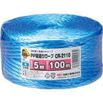 荷造りロープ　５ｍｍ×１００ｍ　青　６巻