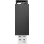 ＵＳＢ　３．０／２．０対応　ノック式ＵＳＢメモリー　６４ＧＢ　ブラック　■お取り寄せ品