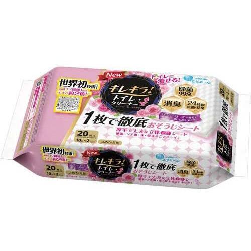 エリエールキレキラ！Ｈローズ詰替用　２０枚&times;１２