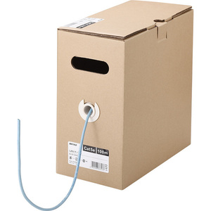 Ｃａｔ５ｅ　ＬＡＮケーブル　１００ｍ　単線　ライトブルー　ＢＬ５Ｅ１０００ＬＢ　■お取り寄せ品