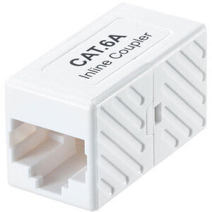 ＲＪ－４５中継アダプタ（カテゴリ６Ａ　ＵＴＰ）　ＡＤＴ－ＥＸ－６ＡＵＴＰ　■お取り寄せ品