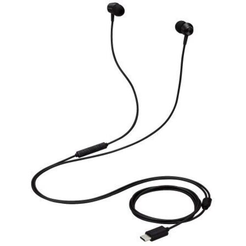イヤホン／ＵＳＢ　Ｔｙｐｅ－Ｃ／デジタル式／カナル／１０ｍｍドライバ／ブラック　■お取り寄せ品