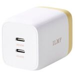 ＡＣ充電器／ＰＰＳ対応／６５Ｗ／ＵＳＢ－Ｃ２ポート／イエロー　ＭＰＡ－ＡＣＣＰ４３ＹＬ－ＩＬ　■お取り寄せ品