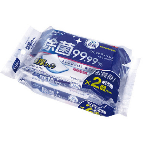 おでかけウェットティッシュ２０枚２Ｐ