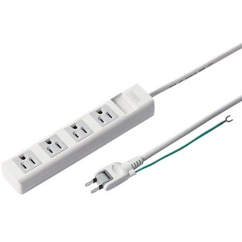 電源タップ（３Ｐ・４個口・５ｍ）　ＴＡＰ－Ｎ３４５０Ｎ　■お取り寄せ品