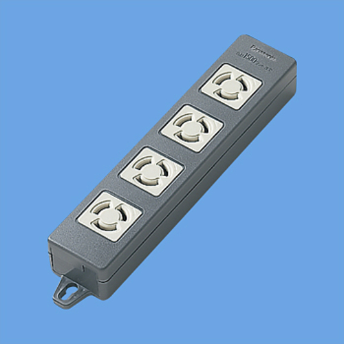 ＯＡタップ（接地１５Ａ引掛形）（４コ口・ブラック）　ＷＣＨ２６０４Ｂ　■お取り寄せ品