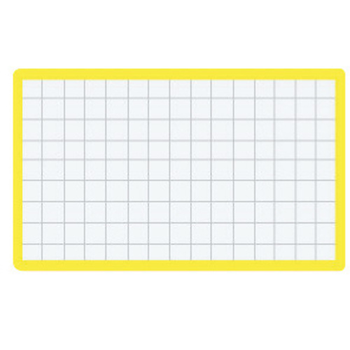 マグネット見出し　カード寸法４３&times;７４ｍｍ黄Ｘ５