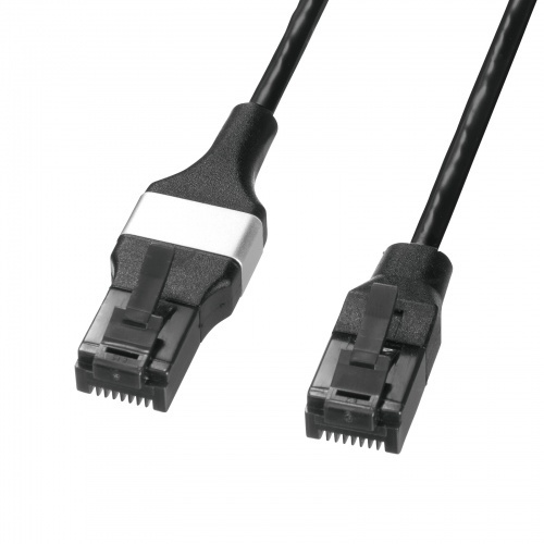 ブレイクアウェイＣＡＴ６Ａ　ＬＡＮケーブル（マグネット・スリム・３ｍ）　ＫＢ－ＳＬ６ＡＢＡ－０３ＢＫ　■お取り寄せ品