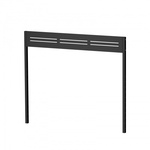 ｅデスク用ハンギングバー（Ｗ１２００用・１段・ブラック）　ＥＳＴ－ＨＧ１２０１ＢＫ　■お取り寄せ品