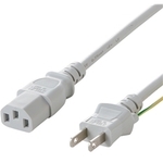 電源コード（２Ｐ・２ｍ・グレー）　ＫＢ－Ｄ３３１５Ａ　■お取り寄せ品