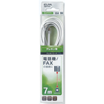 テレホンコード　６極２／４芯　７ｍ　ＴＥＷ－Ｔ０７０　■お取り寄せ品