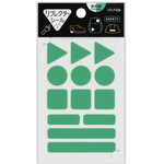 リフレクターシール　ライトグリーン　６個　【お取り寄せ品】７営業日以内届