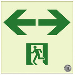 誘導標識　両矢印縦　ＴＰＳＮ９４３　【お取り寄せ品】９営業日以内届