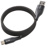 マグピタ　マグネットＵＳＢケーブル　丸形　ラウンド　ＰＤ６０Ｗ　Ａ＆Ｃ　ｔｏ　Ｃ　１．０ｍ　ブラック　■お取り寄せ品