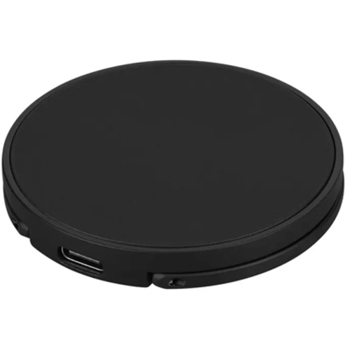 Ｑｉ対応ワイヤレス充電器／マグネット／急速充電／ブラック　ＯＷＬ－ＭＷ０１－ＢＫ　■お取り寄せ品