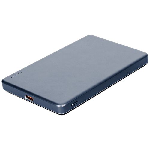モバイルバッテリー／５０００ｍＡｈ／マグネット式／ワイヤレス／ネイビー　ＯＷＬ－ＬＰＢＭＧ５００２－ＮＶ　■お取り寄せ品