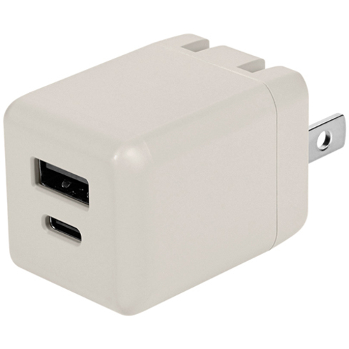 ＡＣ／ＵＳＢ充電器／ＰＤ２０Ｗ／２ポート／ミストグレー　ＯＷＺ－ＡＰＤ２０Ａ１Ｃ１Ｒ－ＧＹＡ　■お取り寄せ品