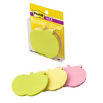 強粘着シルエットノート　リンゴＳＳＳ－ＡＰＵ