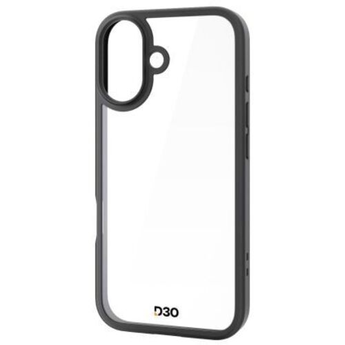 ｉＰｈｏｎｅ　１７／ハイブリッドケース／Ｄ３Ｏ／フレームカラー／メタルステッカー付／ブラック　■お取り寄せ品