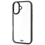 ｉＰｈｏｎｅ　１７／ハイブリッドケース／Ｄ３Ｏ／フレームカラー／メタルステッカー付／ブラック　■お取り寄せ品