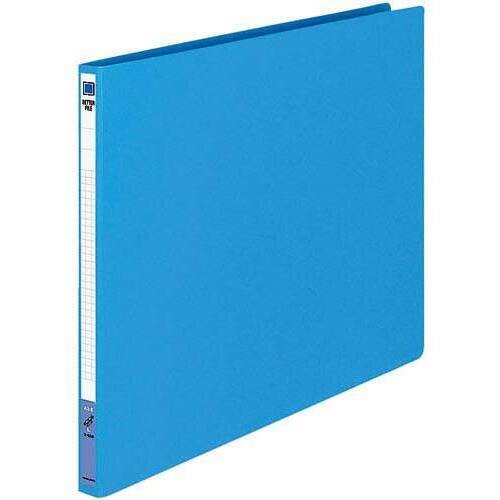 レターファイル（色厚板紙）　Ａ３横　青　１０冊