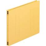 フラットファイル樹脂とじ具　Ｂ５横　黄　１００冊