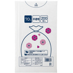 高密度薄手ゴミ袋　詰替用　７０Ｌ　２００枚×３