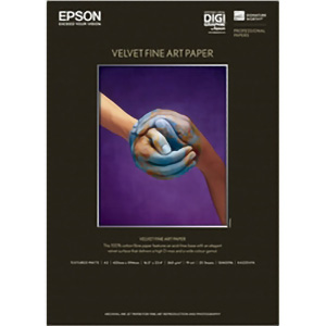 エプソン　Ｖｅｌｖｅｔ　Ｆｉｎｅ　Ａｒｔ　Ｐａｐｅｒ　（Ａ２／２５枚）　■お取り寄せ品