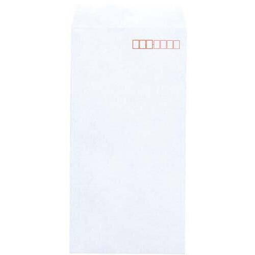 地紋入撥水白封筒　長３　１００枚入&times;５
