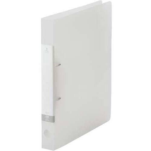 【超ＳＡＬＥ対象品】Ｄリング２穴ファイル　乳白Ａ４縦背幅３４ｍｍ３０冊