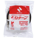 着色セロテープ　黒　２４ｍｍ×３５ｍ５巻入