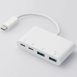 ＵＳＢＨＵＢ／ＵＳＢ３．１（Ｇｅｎ１）／Ｔｙｐｅ－Ｃ／バスパワー／ホワイト　Ｕ３ＨＣ－Ａ４２３Ｐ５ＷＨ　■お取り寄せ品