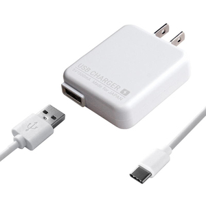ＡＣ充電器　１．５Ａ　Ｔｙｐｅ－Ｃ　１ｍ　ＷＨ　ＡＪ－５５０　■お取り寄せ品