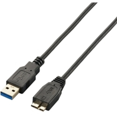 極細ＵＳＢ３．０ケーブル（Ａ－ｍｉｃｒｏＢ）／１．５ｍ／ブラック　ＵＳＢ３－ＡＭＢＸ１５ＢＫ　■お取り寄せ品