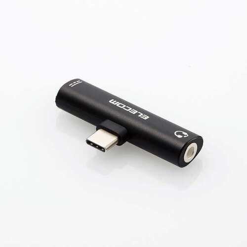 音声変換アダプタ／ＵＳＢ－Ｃ　－　４極φ３．５ｍｍ／ＰＤ６０Ｗ　ＭＰＡ－Ｃ３５ＰＤＢＫ　■２営業日内届