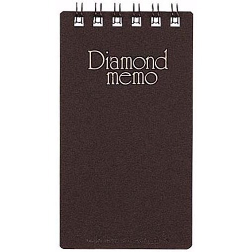 ダイヤメモ＜Ｓ＞５ｍｍ幅罫　４０枚　黒